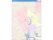 Jackson <br /> Wall Map <br /> Color Cast Style 2025 Map