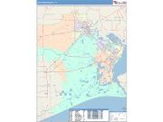 Jefferson <br /> Wall Map <br /> Color Cast Style 2025 Map