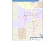 Jim Wells <br /> Wall Map <br /> Color Cast Style 2025 Map