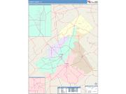 Karnes <br /> Wall Map <br /> Color Cast Style 2025 Map