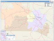 Kerr <br /> Wall Map <br /> Color Cast Style 2025 Map