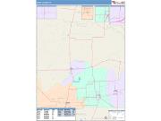 Knox <br /> Wall Map <br /> Color Cast Style 2025 Map