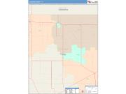 Lipscomb <br /> Wall Map <br /> Color Cast Style 2025 Map