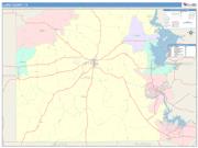 Llano <br /> Wall Map <br /> Color Cast Style 2025 Map