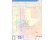 Lubbock <br /> Wall Map <br /> Color Cast Style 2025 Map