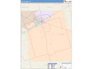 Midland <br /> Wall Map <br /> Color Cast Style 2025 Map