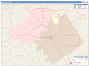 Mills <br /> Wall Map <br /> Color Cast Style 2025 Map