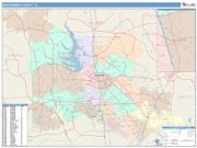 Montgomery <br /> Wall Map <br /> Color Cast Style 2025 Map