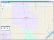 Moore <br /> Wall Map <br /> Color Cast Style 2025 Map