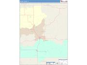 Motley <br /> Wall Map <br /> Color Cast Style 2025 Map