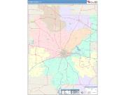 Parker <br /> Wall Map <br /> Color Cast Style 2025 Map