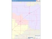 Parmer <br /> Wall Map <br /> Color Cast Style 2025 Map