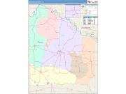 Red River <br /> Wall Map <br /> Color Cast Style 2025 Map
