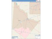 Reeves <br /> Wall Map <br /> Color Cast Style 2025 Map