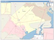 Refugio <br /> Wall Map <br /> Color Cast Style 2025 Map