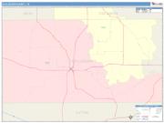 Schleicher <br /> Wall Map <br /> Color Cast Style 2025 Map