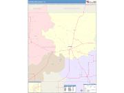 Shackelford <br /> Wall Map <br /> Color Cast Style 2025 Map
