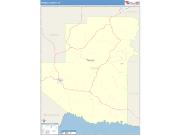 Terrell <br /> Wall Map <br /> Color Cast Style 2025 Map