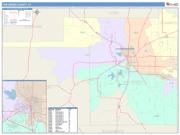 Tom Green <br /> Wall Map <br /> Color Cast Style 2025 Map
