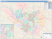 Travis <br /> Wall Map <br /> Color Cast Style 2025 Map