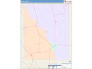 Upton <br /> Wall Map <br /> Color Cast Style 2025 Map
