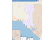 Val Verde <br /> Wall Map <br /> Color Cast Style 2025 Map