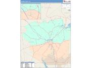 Walker <br /> Wall Map <br /> Color Cast Style 2025 Map
