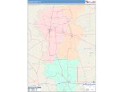 Waller <br /> Wall Map <br /> Color Cast Style 2025 Map