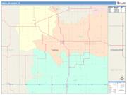 Wheeler <br /> Wall Map <br /> Color Cast Style 2025 Map