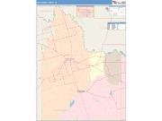 Wilbarger <br /> Wall Map <br /> Color Cast Style 2025 Map