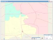 Zavala <br /> Wall Map <br /> Color Cast Style 2025 Map