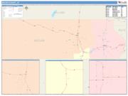 Beaver <br /> Wall Map <br /> Color Cast Style 2025 Map