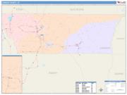 Carbon <br /> Wall Map <br /> Color Cast Style 2025 Map