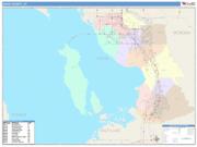 Davis <br /> Wall Map <br /> Color Cast Style 2025 Map