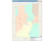 Duchesne <br /> Wall Map <br /> Color Cast Style 2025 Map