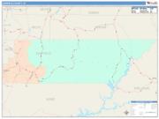 Garfield <br /> Wall Map <br /> Color Cast Style 2025 Map