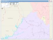 San Juan <br /> Wall Map <br /> Color Cast Style 2025 Map