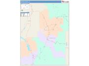 Sanpete <br /> Wall Map <br /> Color Cast Style 2025 Map