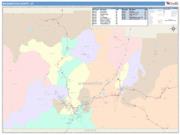 Washington <br /> Wall Map <br /> Color Cast Style 2025 Map