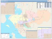 Weber <br /> Wall Map <br /> Color Cast Style 2025 Map