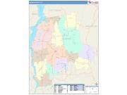 Addison <br /> Wall Map <br /> Color Cast Style 2025 Map