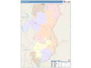 Essex <br /> Wall Map <br /> Color Cast Style 2025 Map