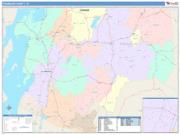 Franklin <br /> Wall Map <br /> Color Cast Style 2025 Map
