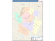 Lamoille <br /> Wall Map <br /> Color Cast Style 2025 Map