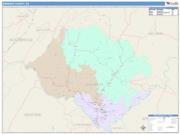 Amherst <br /> Wall Map <br /> Color Cast Style 2025 Map