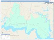 Charles City <br /> Wall Map <br /> Color Cast Style 2025 Map