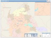 Culpeper <br /> Wall Map <br /> Color Cast Style 2025 Map