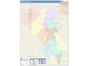 Fauquier <br /> Wall Map <br /> Color Cast Style 2025 Map