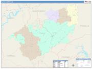 Floyd <br /> Wall Map <br /> Color Cast Style 2025 Map
