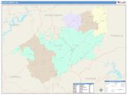 Floyd <br /> Wall Map <br /> Color Cast Style 2024 Map